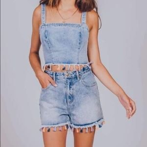 Minkpink Fiesta Tassel Crop Top